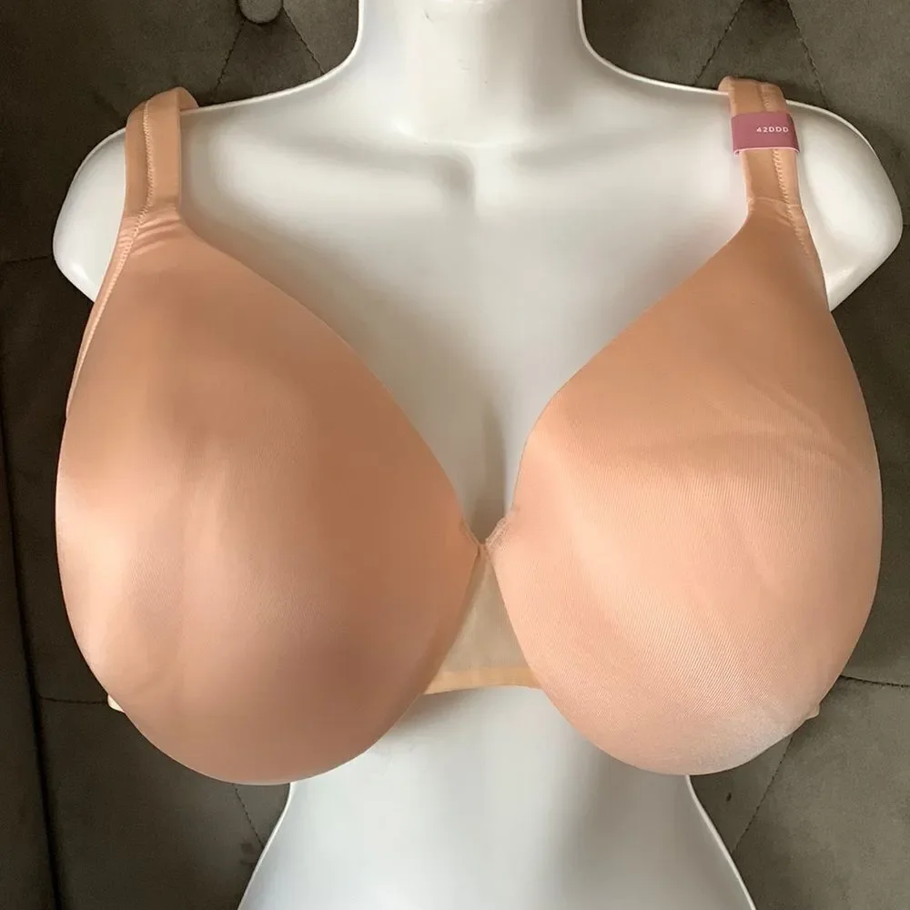 Lane Bryant Cacique Bra Lightly Lined Full Coverage Light Peach 42DDD